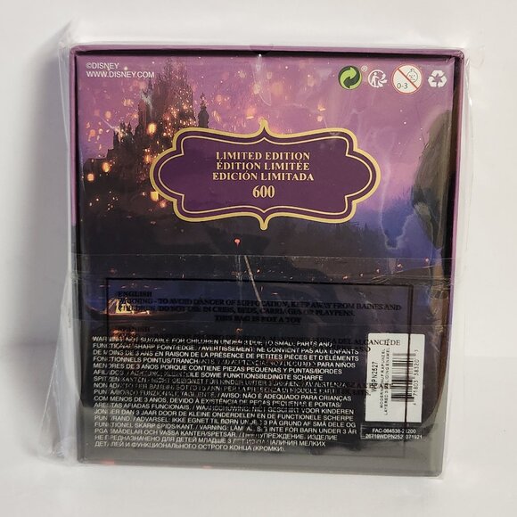 Loungefly Disney Tangled Pin LE 600 Rapunzel Pascal 3" Sliding Enamel Pin New - Picture 3 of 4